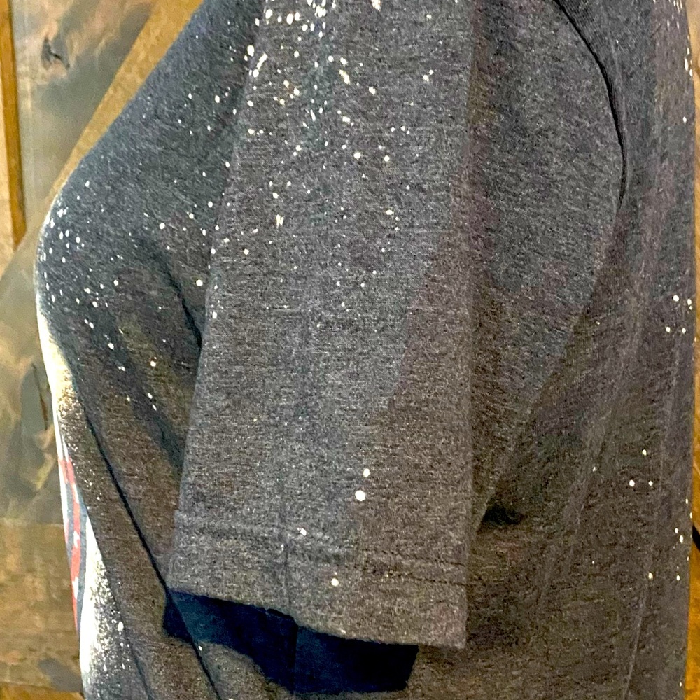 Bleach Dyed Black Vintage Stay Rad Tee NWOT - Picture 7 of 14
